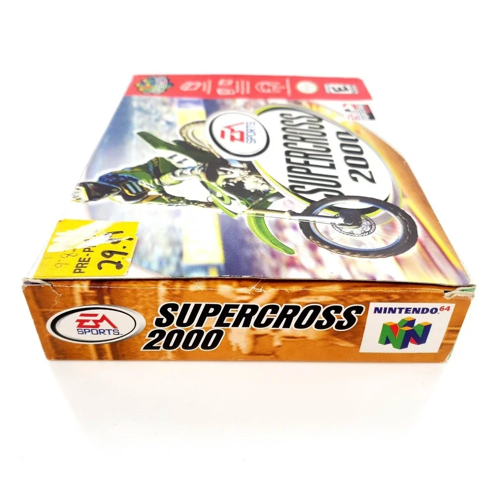 Supercross 2000 (Nintendo 64, 1999) Authentic Complete w/ Box & Manual Tested